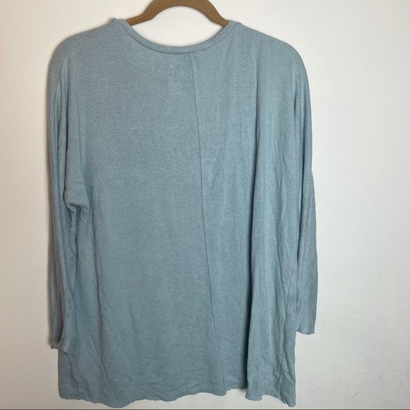 American Eagle Blue V-Neck Soft Shirt Size L - Picture 7 of 8